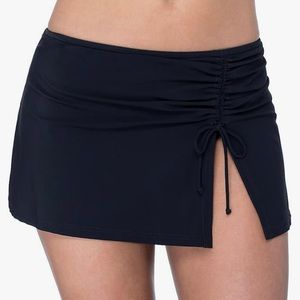 Black skirted bikini bottoms skirt